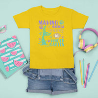 Making Magical Waves In Kindergarten T Shirt For Kid Mythical Mermaid Seashell Starfish - Wonder Print Shop