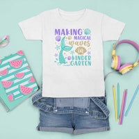 Making Magical Waves In Kindergarten T Shirt For Kid Mythical Mermaid Seashell Starfish - Wonder Print Shop