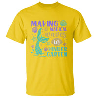 Making Magical Waves In Kindergarten T Shirt Mythical Mermaid Seashell Starfish - Wonder Print Shop