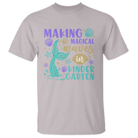 Making Magical Waves In Kindergarten T Shirt Mythical Mermaid Seashell Starfish - Wonder Print Shop