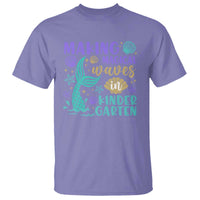 Making Magical Waves In Kindergarten T Shirt Mythical Mermaid Seashell Starfish - Wonder Print Shop