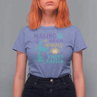Making Magical Waves In Kindergarten T Shirt For Women Mythical Mermaid Seashell Starfish - Wonder Print Shop