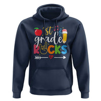 First Grade Rocks Hoodie Back To School Pencil - Wonder Print Shop
