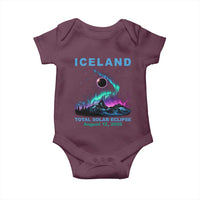 Iceland Total Solar Eclipse 2026 Baby Onesie August 12 Eclipse Totality Chaser Aurora Northern Lights