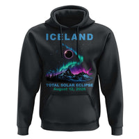 Iceland Total Solar Eclipse 2026 Hoodie August 12 Eclipse Totality Chaser Aurora Northern Lights