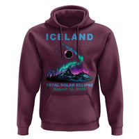 Iceland Total Solar Eclipse 2026 Hoodie August 12 Eclipse Totality Chaser Aurora Northern Lights