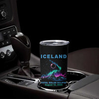 Iceland Total Solar Eclipse 2026 Tumbler Cup August 12 Eclipse Totality Chaser Aurora Northern Lights