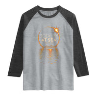 Total Solar Eclipse At Sea 2026 Raglan Shirt Totality Eclipse Cruise