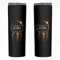 Total Solar Eclipse At Sea 2026 Skinny Tumbler Totality Eclipse Cruise