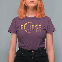 Iceland Eclipse 2026 T Shirt For Women August 12 26 Solar Eclipse Totality