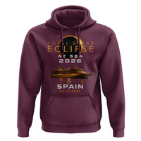 Spain Total Solar Eclipse 2026 At Sea Cruise Hoodie