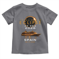 Spain Total Solar Eclipse 2026 At Sea Cruise Toddler T Shirt