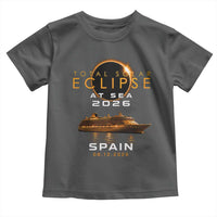 Spain Total Solar Eclipse 2026 At Sea Cruise Toddler T Shirt