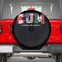CUM Canada USA Mexico Patriotic Soccer Fans Spare Tire Cover