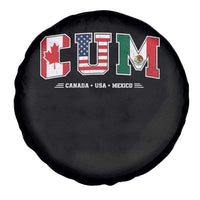 CUM Canada USA Mexico Patriotic Soccer Fans Spare Tire Cover