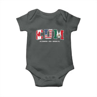 CUM Canada USA Mexico Patriotic Soccer Fans Baby Onesie