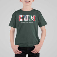 CUM Canada USA Mexico Patriotic Soccer Fans T Shirt For Kid