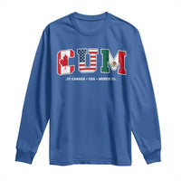 CUM Canada USA Mexico Patriotic Soccer Fans Long Sleeve Shirt
