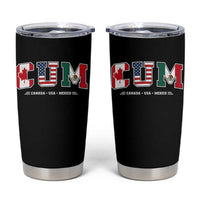 CUM Canada USA Mexico Patriotic Soccer Fans Tumbler Cup