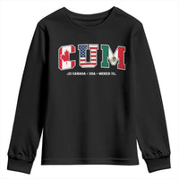 CUM Canada USA Mexico Patriotic Soccer Fans Youth Sweatshirt