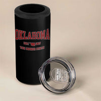 Oklahoma Sports Throwback Design Jersey Style 4 in 1 Can Cooler Tumbler