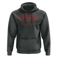 Oklahoma The Sooner State Sports Throwback Design Jersey Style Hoodie