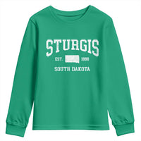 Sturgis South Dakota Est 1888 Youth Sweatshirt Vintage SD State Map Pride