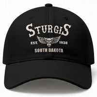 Sturgis South Dakota Est 1938 Motorcycle Biker Skull Baseball Cap
