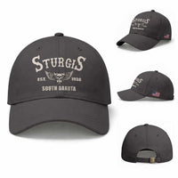 Sturgis South Dakota Est 1938 Motorcycle Biker Skull Baseball Cap