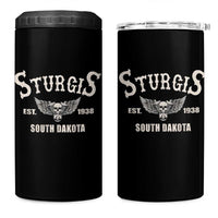 Sturgis South Dakota Est 1938 Motorcycle Biker Skull 4 in 1 Can Cooler Tumbler