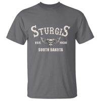 Sturgis South Dakota Est 1938 Motorcycle Biker Skull T Shirt