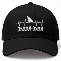 Funny Shark Heartbeat EKG Dunn Ocean Wildlife Baseball Cap