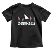 Funny Shark Heartbeat EKG Dunn Ocean Wildlife Toddler T Shirt