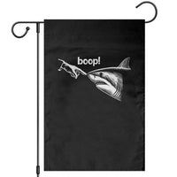 Boop Shark Meme Garden Flag Funny Nose Touch Shark Lovers Ocean Life