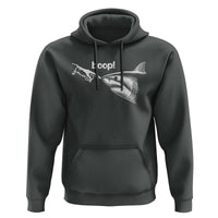 Boop Shark Meme Hoodie Funny Nose Touch Shark Lovers Ocean Life