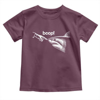 Boop Shark Meme Toddler T Shirt Funny Nose Touch Shark Lovers Ocean Life