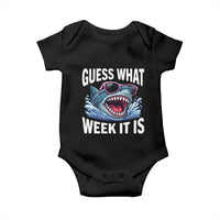 Funny Shark Guess What Week It Is Baby Onesie Shark Awareness Support Ocean Summer