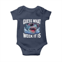 Funny Shark Guess What Week It Is Baby Onesie Shark Awareness Support Ocean Summer