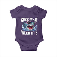 Funny Shark Guess What Week It Is Baby Onesie Shark Awareness Support Ocean Summer