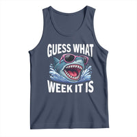 Funny Shark Guess What Week It Is Tank Top Shark Awareness Support Ocean Summer