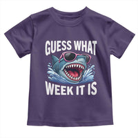 Funny Shark Guess What Week It Is Toddler T Shirt Shark Awareness Support Ocean Summer