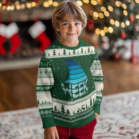 Funny Shark Fin Week Retro Ocean Wildlife Vintage Ugly Christmas Sweater