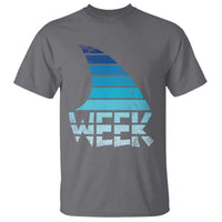 Funny Shark Fin Week Retro Ocean Wildlife Vintage T Shirt
