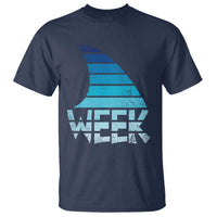 Funny Shark Fin Week Retro Ocean Wildlife Vintage T Shirt
