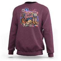 She Is From Texas I Can Tell Sweatshirt Texas Girl Pride