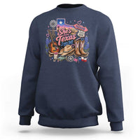 She Is From Texas I Can Tell Sweatshirt Texas Girl Pride