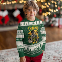 When Life Gives You Lemons Throw Them At People Ugly Christmas Sweater Skeleton Lemon Jokes