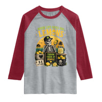 When Life Gives You Lemons Throw Them At People Raglan Shirt Skeleton Lemon Jokes