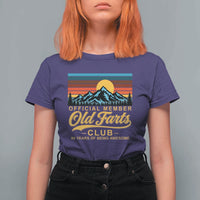90th Birthday Official Member Old Fart Club T Shirt For Women 90 Years of Being Awesome Funny Fart Joke Retro