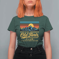 45th Birthday Official Member Old Fart Club T Shirt For Women 45 Years of Being Awesome Funny Fart Joke Retro